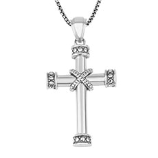 Silver Cross Necklaces