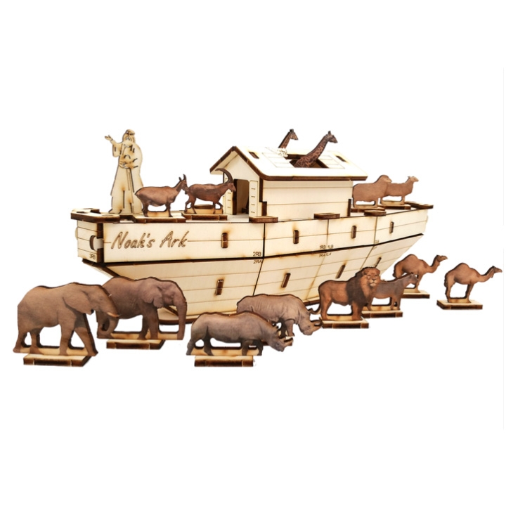 Noah's Ark 3-D Do-It-Yourself Puzzle Kit - 1