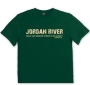 Jordan River T-shirt  in Navy/Green - 1