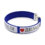 Love Jerusalem Bangle Bracelet in Blue - 2