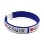 Love Jerusalem Bangle Bracelet in Blue - 3