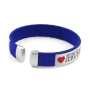 Love Jerusalem Bangle Bracelet in Blue - 4