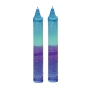 12 Shabbat Candles – Purple and Blue - 2