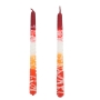 Dipped Taper Candles – Red and Orange - 2