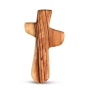 Olive Wood Hand-Carved Holding Cross - 6