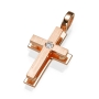 Yaniv Fine Jewelry Two-Tier 18K Gold Latin Cross Pendant with Diamond (Variety of Colors) - 5