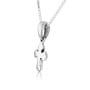 Marina Jewelry 925 Sterling Silver Latin Cross Pendant - 4