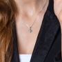 Marina Jewelry Sterling Silver Jerusalem Cross Pendant  - 4