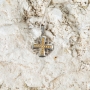 Marina Jewelry Sterling Silver and Gold Plated Jerusalem Cross Necklace - 4