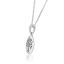 Marina Jewelry Sterling Silver Engraved Tree of Life Necklace - 2