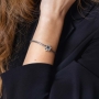 Marina Jewelry Sterling Silver Interlocked Star of David Bead Charm - 5