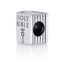 Marina Jewelry Sterling Silver Holy Bible and Grafted-In Bead Charm - 2