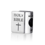 Marina Jewelry Sterling Silver Holy Bible Bead Charm  - 1