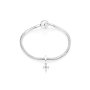 Marina Jewelry Sterling Silver Rope Cross Pendant Charm - 3