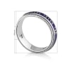 Marina Jewelry Blue 925 Sterling Silver "I Am My Beloved's" Ring (Song of Songs 6:3) - 8