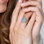 Marina Jewelry Sterling Silver Hebrew / English Circular Shema Yisrael Ring - 3