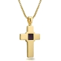 Nano Latin Cross Pendant with Bible Microchip - Silver or Gold - 2
