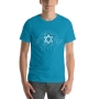 Cupped Hands and Glowing Star of David Unisex T-Shirt - 7