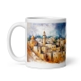 The Holy City of Jerusalem White Glossy Mug - 1