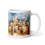 The Holy City of Jerusalem White Glossy Mug - 3