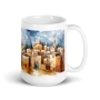 The Holy City of Jerusalem White Glossy Mug - 6