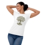Women's Leafy Tree of Life Fashion Fit T-Shirt - 5