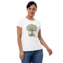 Women's Leafy Tree of Life Fashion Fit T-Shirt - 6