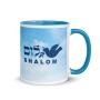 Shalom Dove of Peace Mug with Color Inside - 3