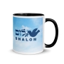 Shalom Dove of Peace Mug with Color Inside - 6