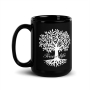 Blooming Tree of Life - Black Mug - 5