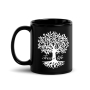 Blooming Tree of Life - Black Mug - 1