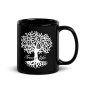 Blooming Tree of Life - Black Mug - 4