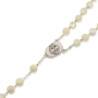 Holyland Rosary Pearl Beaded Rosary with Jordan River Water and Crucifix - 3