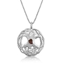 Nano Celtic Tree of Life Necklace with Bible Microchip - Color Option - 7