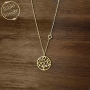 Nano Tree of Life Necklace with Bible Microchip - Silver or Gold-Plated - 9