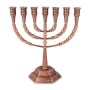 Seven Branched Temple Menorah (Choice of Color) - 5