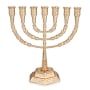 Seven Branched Temple Menorah (Choice of Color) - 3