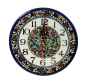 Armenian Ceramic Floral Wall Clock  - 1