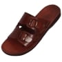 Red Sea Handmade Leather Men's Jesus Sandals - Brown - 1