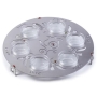 Lily Art Stainless Steel Seder Plate: Tulips - 1