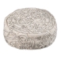 Yair Emanuel Hand Embroidered Hat (Silver Birds) - 1