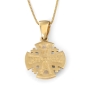 Anbinder Jewelry 14K Yellow & White Gold Jerusalem Cross Pendant Necklace - 4