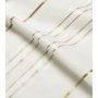 Talitnia Acrylic Wool Traditional Tallit Prayer Shawl (White and Gold Stripes) - 6
