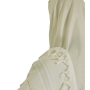 Talitnia Acrylic Wool Traditional Tallit Prayer Shawl (White and Silver Stripes) - 5