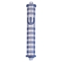 Agayof Cylindrical Modern Striped Mezuzah Case (Choice of Colors) - 4