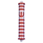 Agayof Cylindrical Modern Striped Mezuzah Case (Choice of Colors) - 9