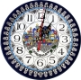 Armenian Ceramic Jerusalem Clock - 1