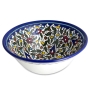 Armenian Ceramics Colorful Flowers Extra Large Tall Serving Bowl  - 2