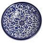 Armenian Ceramics Blue Floral Extra Large Serving Bowl  - 1