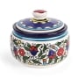 Armenian Ceramic Sugar Bowl with Floral Motif - 2